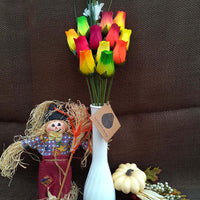 Fall Harvest Flower Bouquet - The Original Wooden Rose