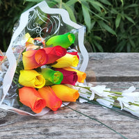 Fall Harvest Flower Bouquet - The Original Wooden Rose