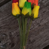 Fall Harvest Flower Bouquet - The Original Wooden Rose