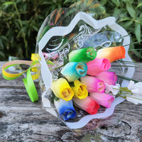 Spring Easter Wooden Rose Flower Bouquet - The Original Wooden Rose