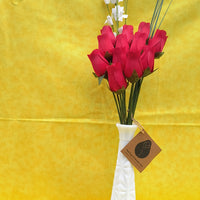 All Red Wooden Rose Flower Bouquet - The Original Wooden Rose