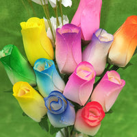 Spring Easter Wooden Rose Flower Bouquet - The Original Wooden Rose