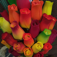 Fall Harvest Flower Bouquet - The Original Wooden Rose