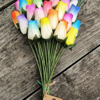 Spring Easter Wooden Rose Flower Bouquet - The Original Wooden Rose