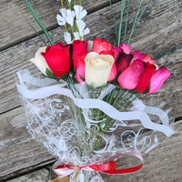 Deluxe Red Passion Wooden Rose Flower Bouquet - The Original Wooden Rose