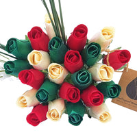 Christmas Flower Bouquet - The Original Wooden Rose