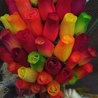 Fall Harvest Flower Bouquet - The Original Wooden Rose