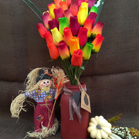 Fall Harvest Flower Bouquet - The Original Wooden Rose