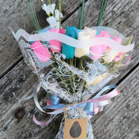 Gender Reveal Wooden Rose Flower Bouquet - The Original Wooden Rose