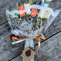 Irish Flag Saint Patty Day Wooden Rose Flower Bouquet - The Original Wooden Rose