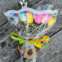 Spring Easter Wooden Rose Flower Bouquet - The Original Wooden Rose