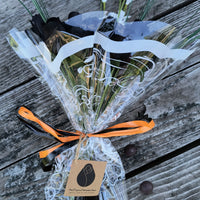 Halloween all Black Wooden Rose Flower Bouquet - The Original Wooden Rose