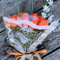 All Orange Halloween Wooden Rose alloween Bouquet - The Original Wooden Rose