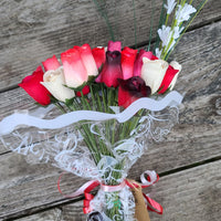 Deluxe Red Passion Wooden Rose Flower Bouquet - The Original Wooden Rose