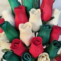 Christmas Flower Bouquet - The Original Wooden Rose