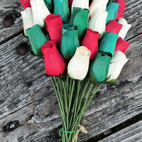 Christmas Flower Bouquet - The Original Wooden Rose