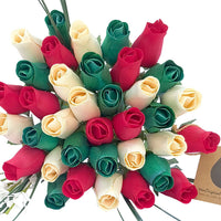 Christmas Flower Bouquet - The Original Wooden Rose