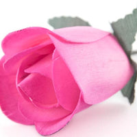 Wholesale Half Open Bud Wooden Roses FULL CASE 100 Bunches, Mix and Match Colors, Price is per Bunch