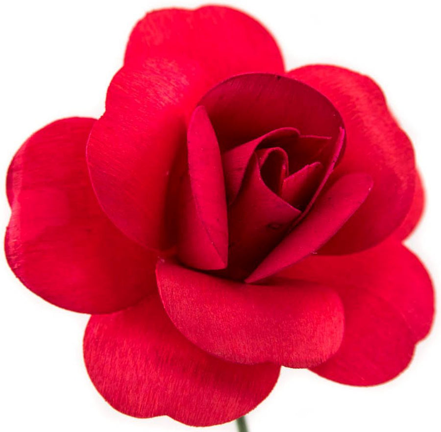 Wholesale Full Open Bud Wooden Roses FULL CASE 100 Bunches, Mix and Match Colors, Price is per Bunch