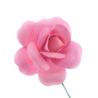 Pink Fully Open Roses 6-Pack - The Original Wooden Rose